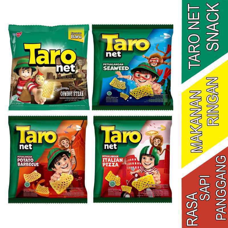 Jual Camilan Makanan Ringan Snack Taro Net 35 Gr Varian Seaweed ...