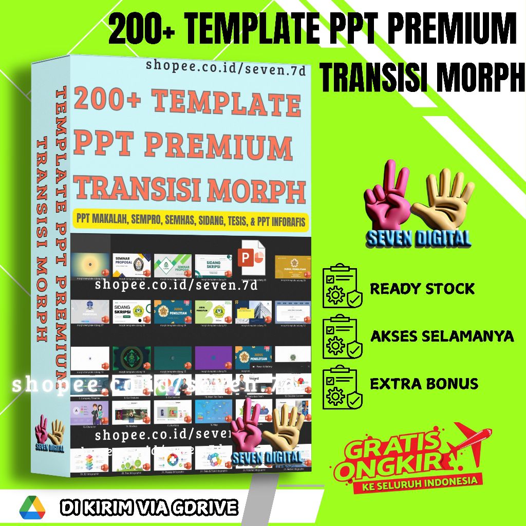 Jual 200+ Template PPT Presentasi Sidang Skripsi Profesional 2025 ...