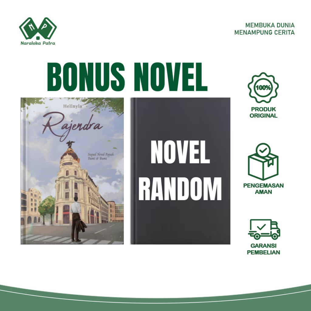 Jual [ BONUS MERCH ] Buku Novel Rajendra - Hellnyla - Blackswan (19 ...