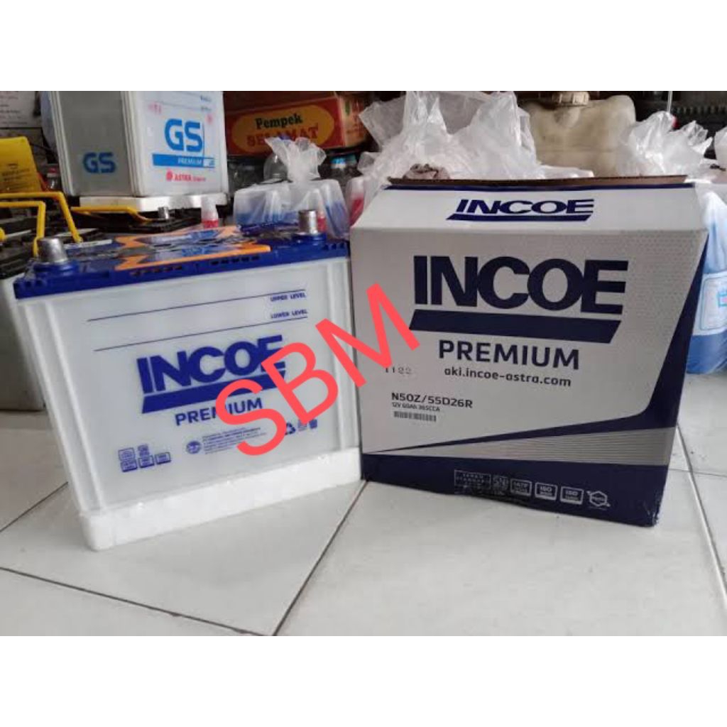 Jual INCOE PREMIUM N50Z / 55D26R (60 Ah) untuk Ford Escape, Hyundai ...