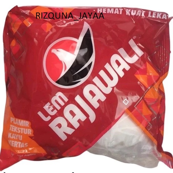 Jual Lem Rajawali Kemasan merah besar 800gr 1kg | lem PVAC putih ...