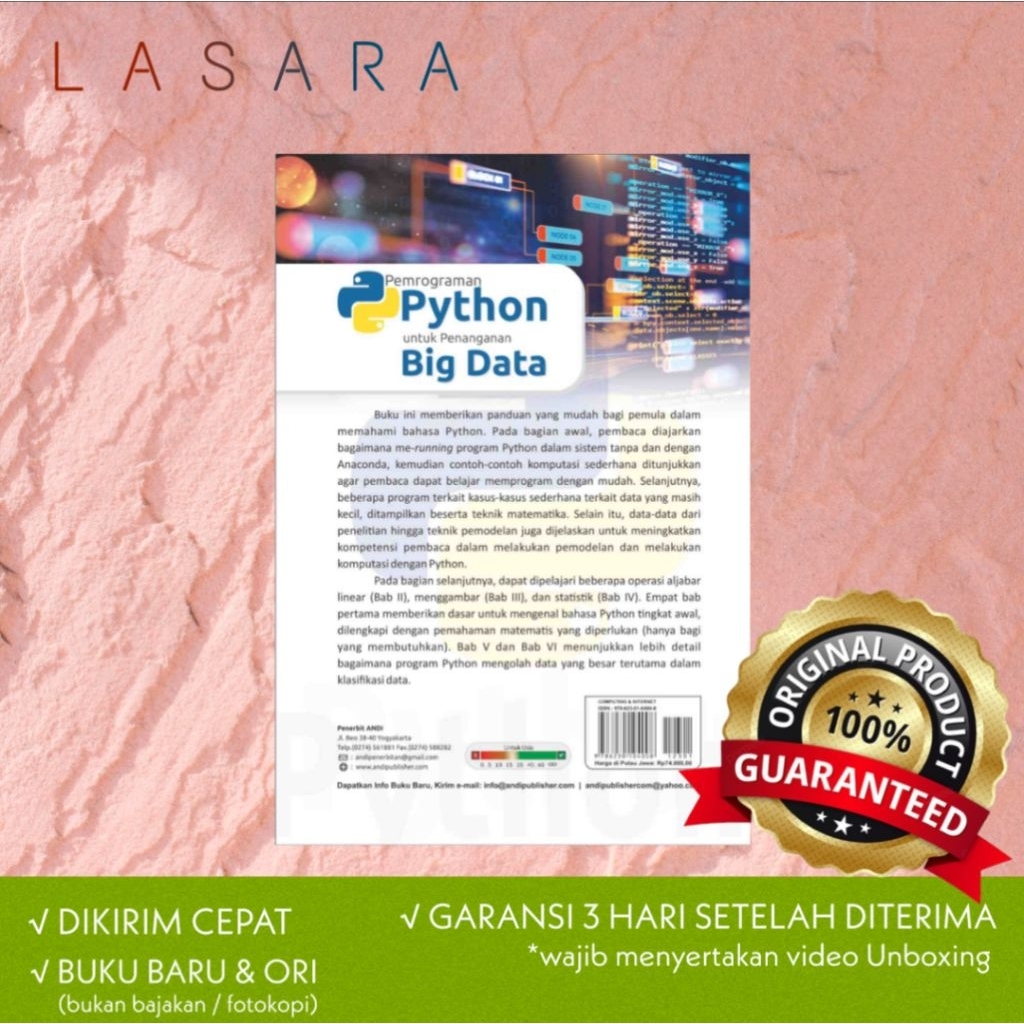 Jual Buku Pemrograman Python Untuk Penanganan Big Data - Hanna Arini ...
