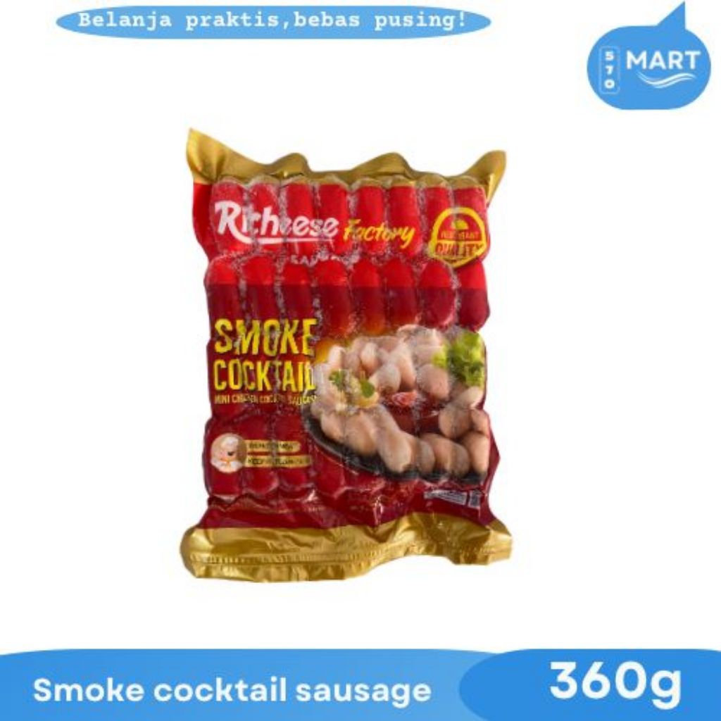 Jual Richeese factory smoke cocktail mini sausage 360gr | Shopee Indonesia