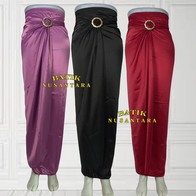 Jual ROK LILIT POLOS JUMPUTAN KAIN SERUT BAWAHAN KEBAYA KEKINIAN NAVY ...