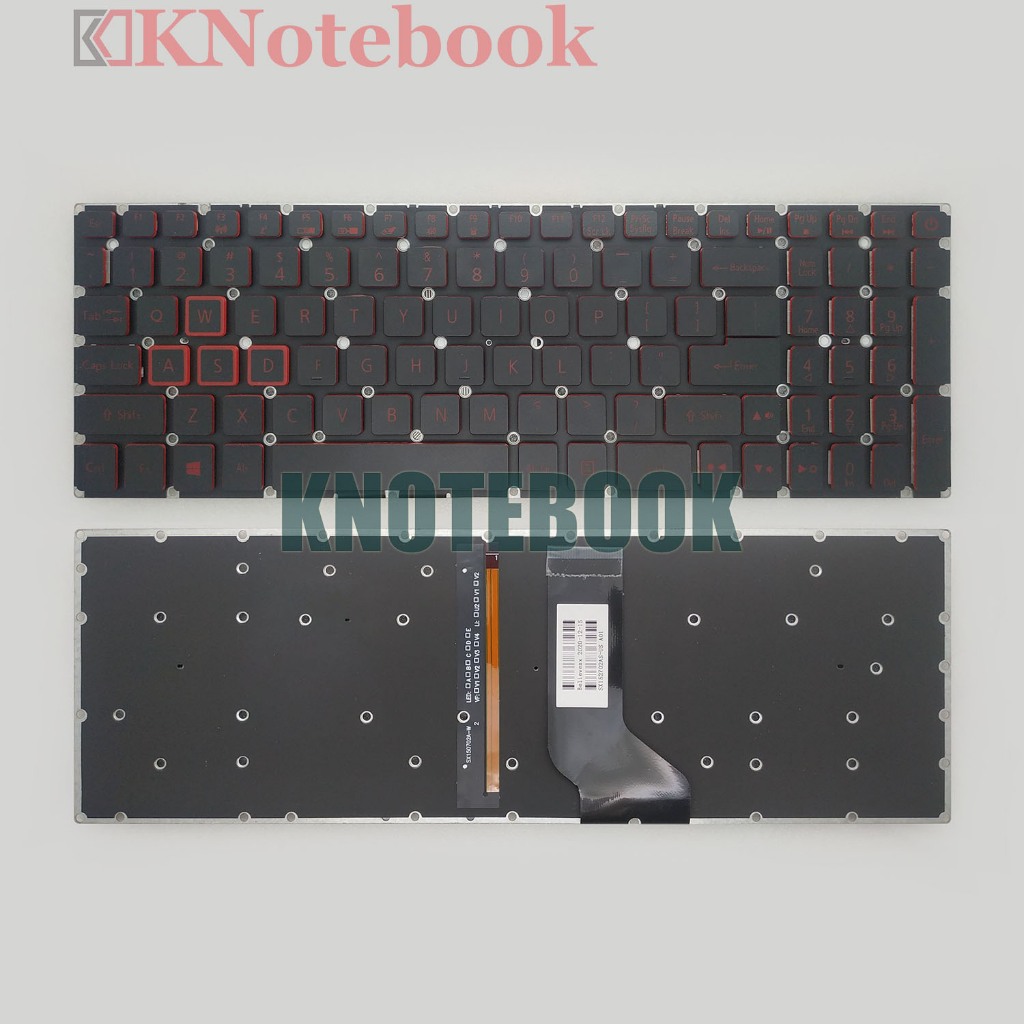 Intel Arc A380 Palmrest Con Tastiera Retroilluminata Per Acer Nitro 5 AN515-51 AN515-53 - Nuovo, Mai Usato Lenovo IdeaPad 3 15ada05
