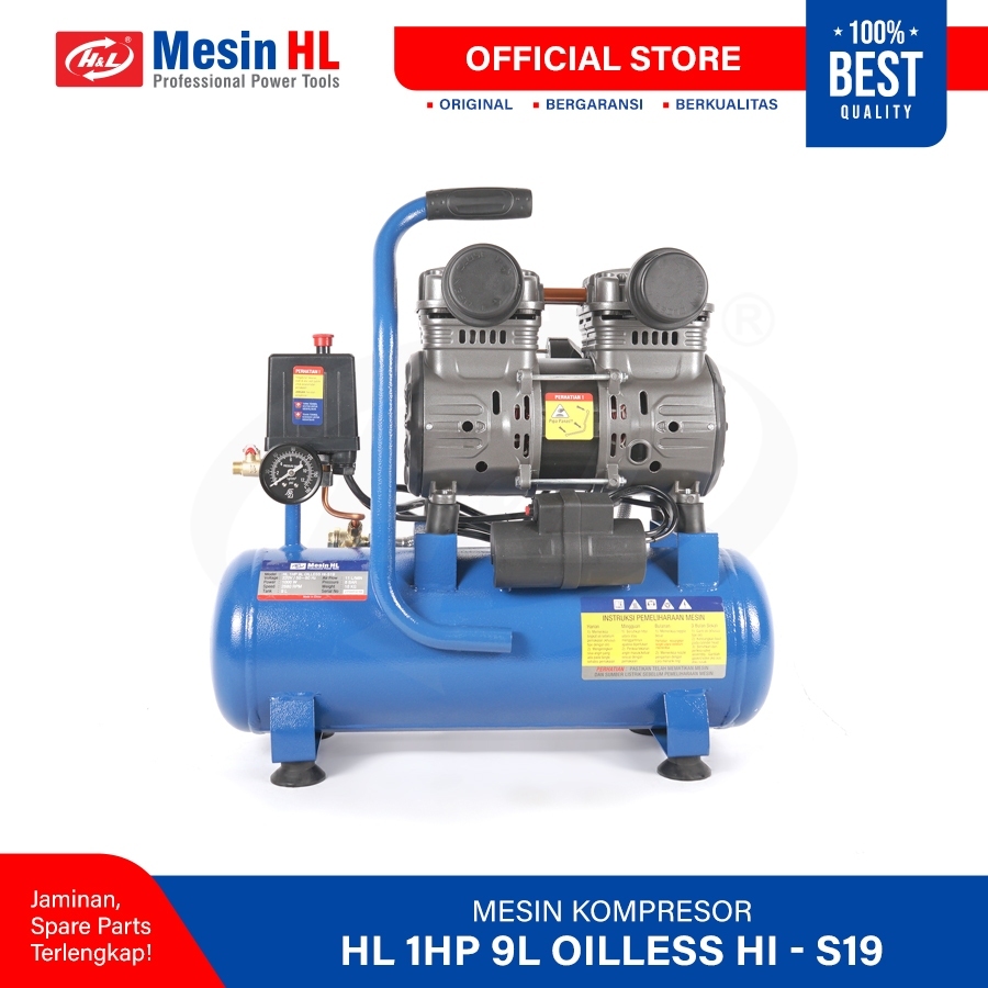 Jual Hnl Compressor Hl N1Hp 9L Olliess ZX2902 KOMPRESOR ANGIN LISTRIK ...