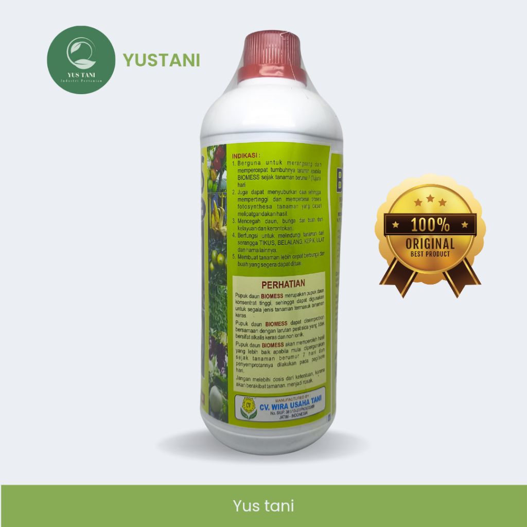 Jual BIOMESS Pupuk Cair 1 Liter Pengusir Tikus hama dan Penyubur Daun ...