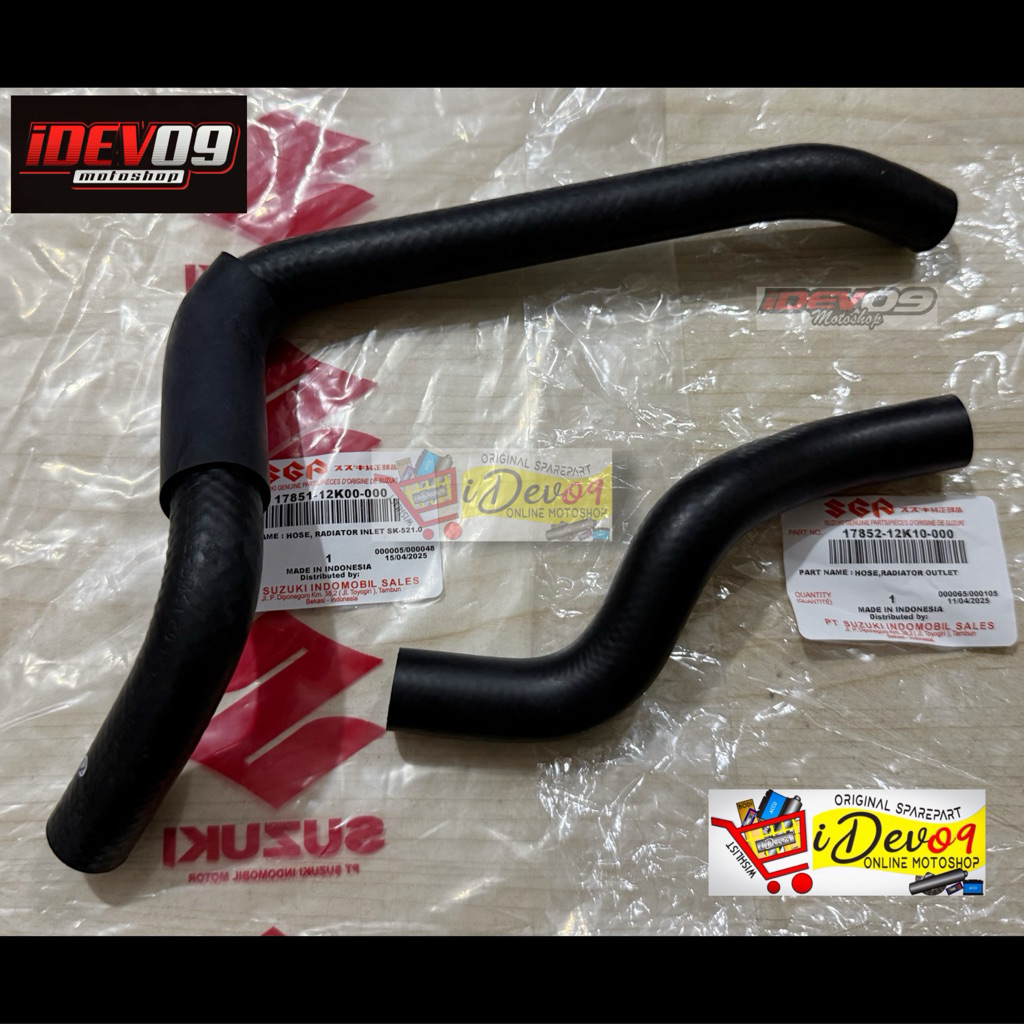 Jual Hose Selang Radiator Atas Bawah Satria Fu Fi Raider Fi Original ...