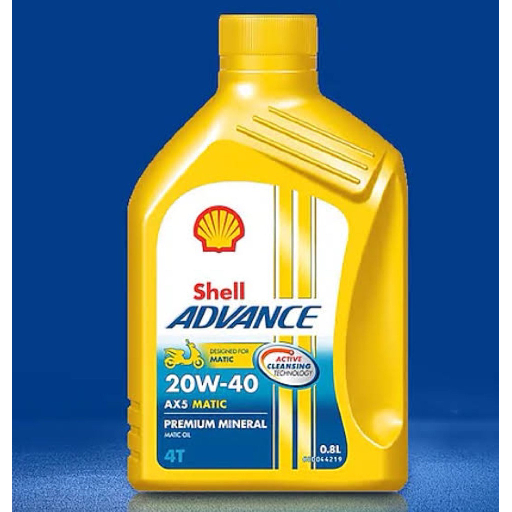 Jual oli shell advance 20W-40 AX5 matic ( oli motor matic) | Shopee ...