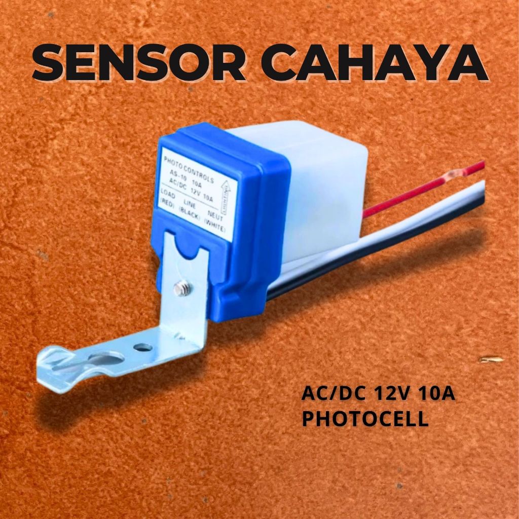 Jual Sensor Cahaya Photocell Fotosel AC/DC 12V 10A | Shopee Indonesia