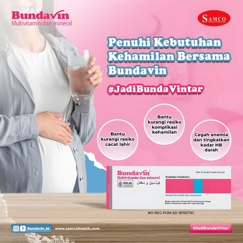 Jual Bundavin Box isi 100 Tablet Samco / Strip - Bundafin Multivitamin ...