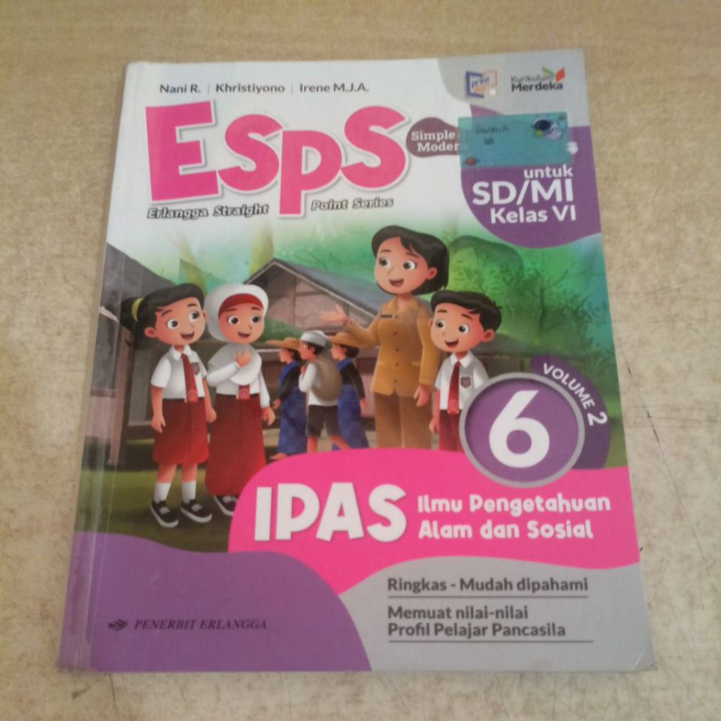 Jual Buku IPAS ILMU PENGETAHUAN ALAM DAN SOSIAL UNTUK SD/MI KELAS VI ...