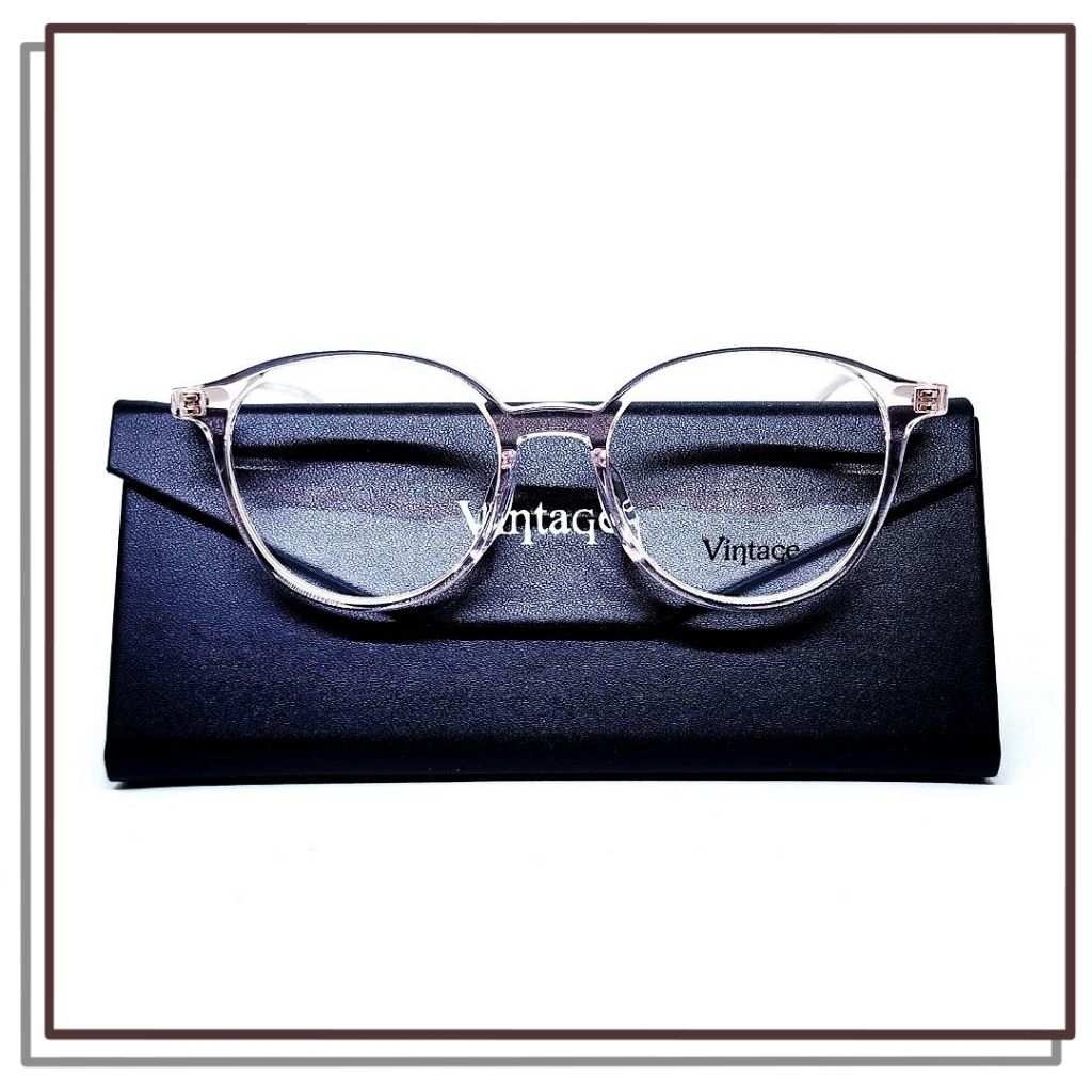 Jual FRAME KACAMATA PLASTIK VINTAGE HB809 Model Bulat Keren Gagang ...