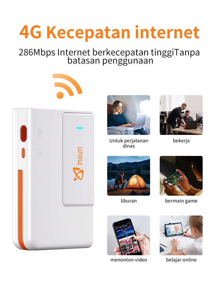 Jual COD MODEM G6 PocketWifi with Bonus 120GB and Charger 4G Mifi LTE ...