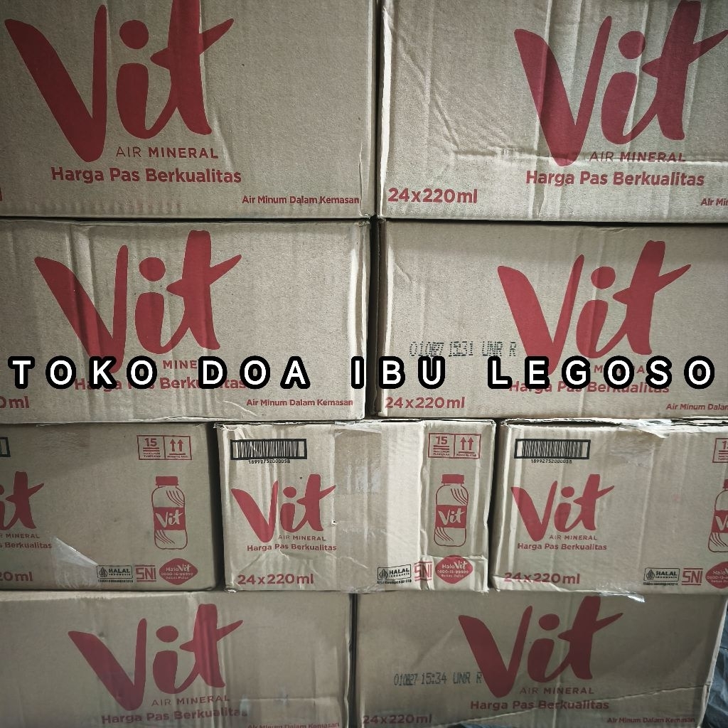 Jual VIT BOTOL 220ML x 24 (khusus instan)/ VIT BOTOL MINI / VIT BOTOL ...