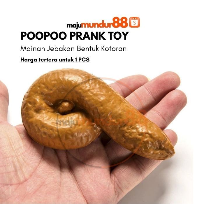 Jual Mainan Gag Prank Squishy Eek Palsu Poop Poo Pup Toy Tahi Tai ...