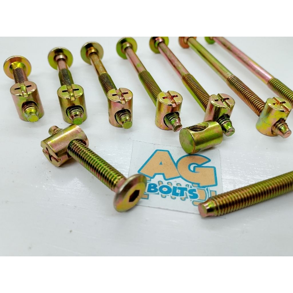 Jual Set Baut JCBC KUNING M6 4 s/d 10 cm + Mur JRN / Palu / Guling ...