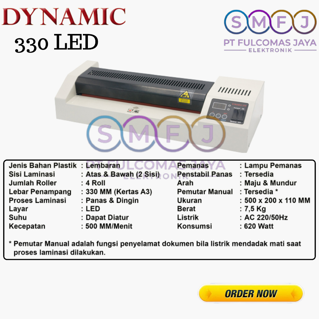 Jual Mesin Laminating DYNAMIC 330 Mesin Laminating Dynamic 330 Led ...