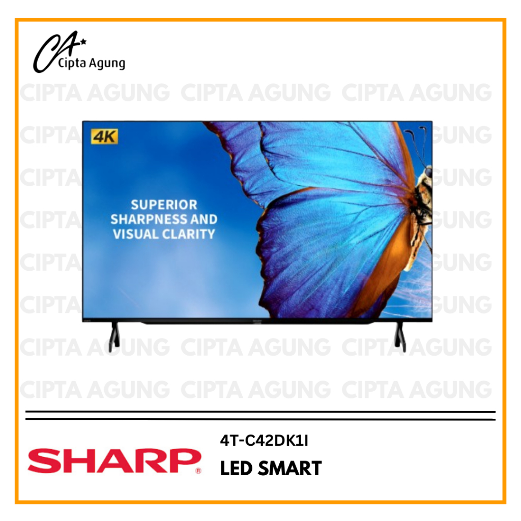 Jual SHARP ANDROID TV 42 INCH UHD SHARP 4T-C42DK1I SMART TV 42″ UHD ...