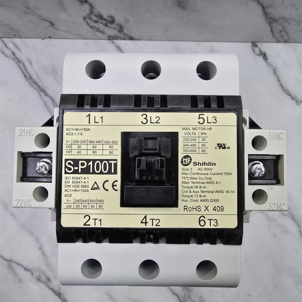 Jual CONTACTOR KONTAKTOR S-P100T 3PHASE 220VAC/380VAC SHIHLIN ELECTRIC ...