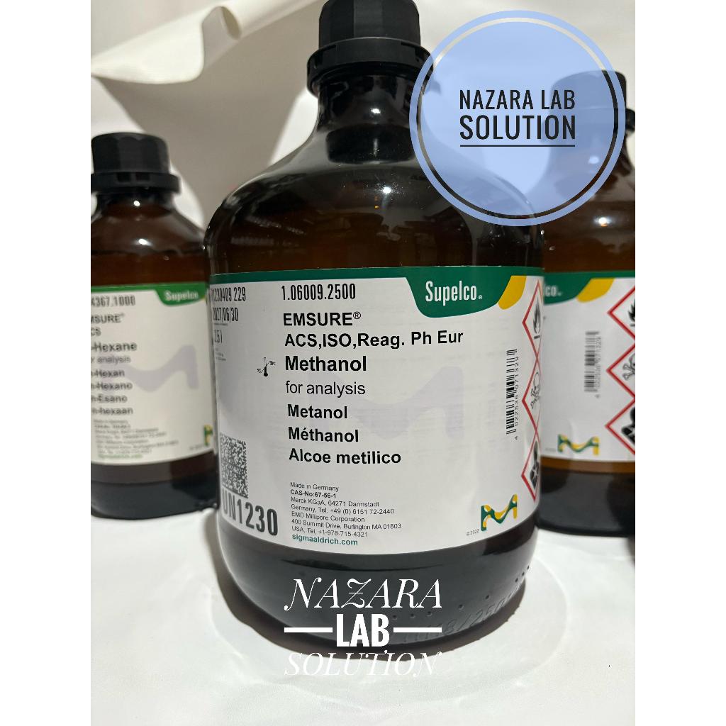 Jual METHANOL Pro Analis Merck 106009 KEMASAN REPACK 500ML | Shopee ...