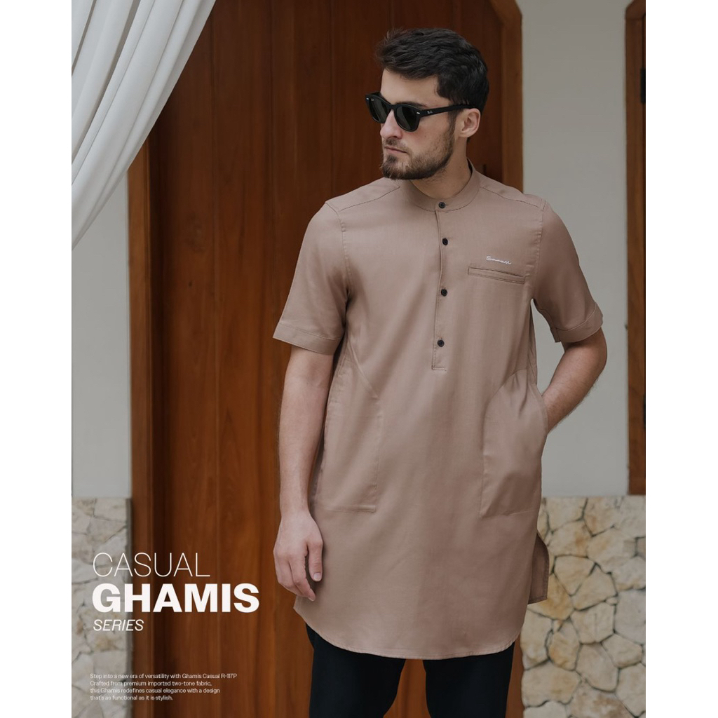 Jual Samase Ghamis Casual R117P Lengan Pendek | Shopee Indonesia