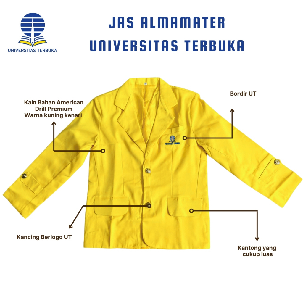 Jual Almamater UT Terlengkap & Harga Terbaru Juli 2026 | Shopee Indonesia