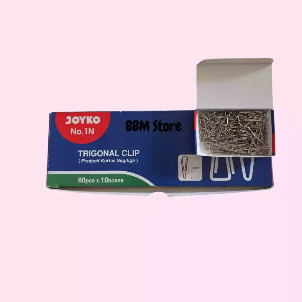 Jual PAPER | KLIP KERTAS | TRIGONAL PAPER CLIPS NO 1 3 DAN 5 | Shopee ...