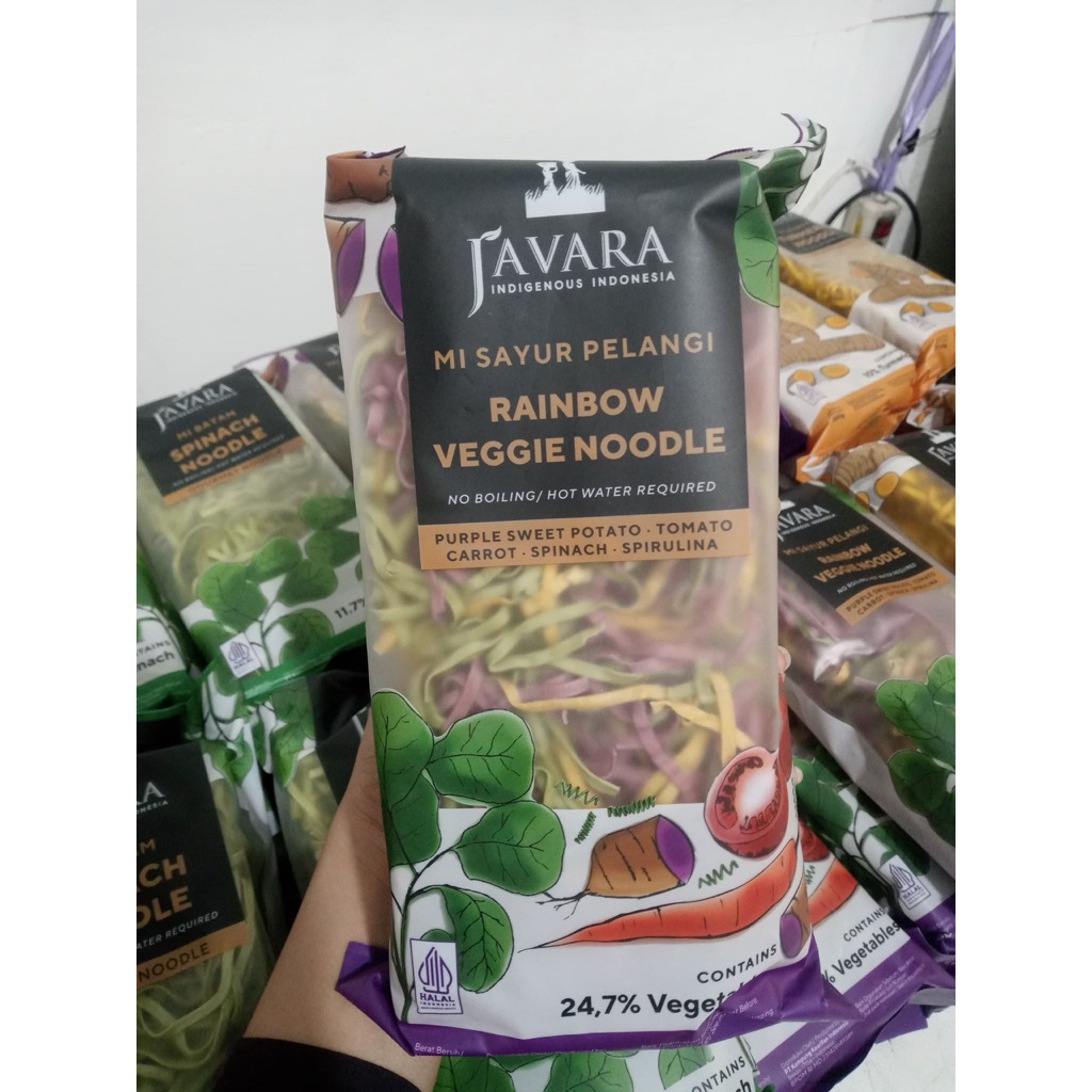 Jual Javara Rainbow Veggie Noodle - Mie Sayur Pelangi 200gr | Shopee ...