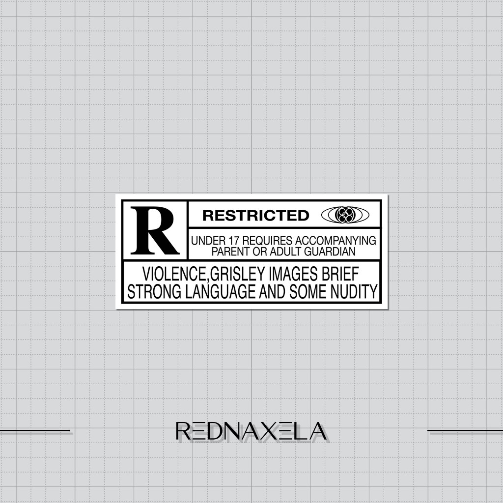 Jual Stiker Vinyl Restricted Under 17 Stiker Koper Outdoor Stiker ...