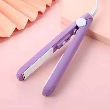 Catok Rambut Mini Pelurus Rambut Mini Pengeriting Rambut Keramik Mini Untuk Wanita Pelurus