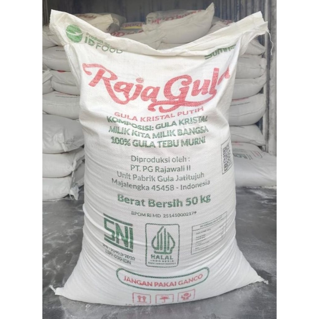 Jual GULA PASIR RAJA GULA 50KG (CARGO) | Shopee Indonesia