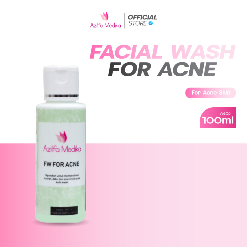 Jual Azilfa Medika Facialwash For Acne Sabun wajah acne | Shopee Indonesia