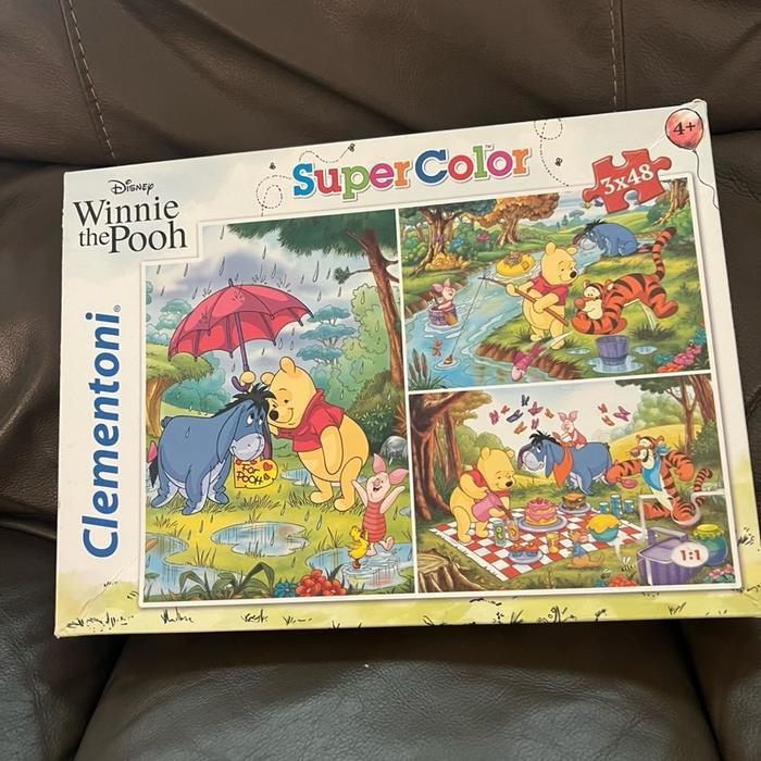 Jual CLEMENTONI PUZZLE 3X48 WINNIE THE POOH SUPER COLOR | Shopee Indonesia
