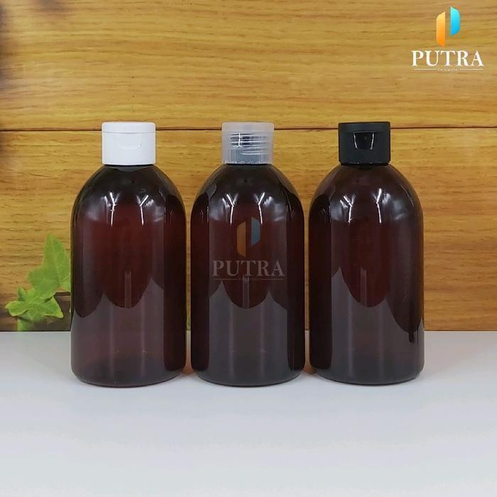 Jual BOTOL FLIPTOP 250 ML TONER LINE / BOTOL PLASTIK PET HS AMBER 250ML ...