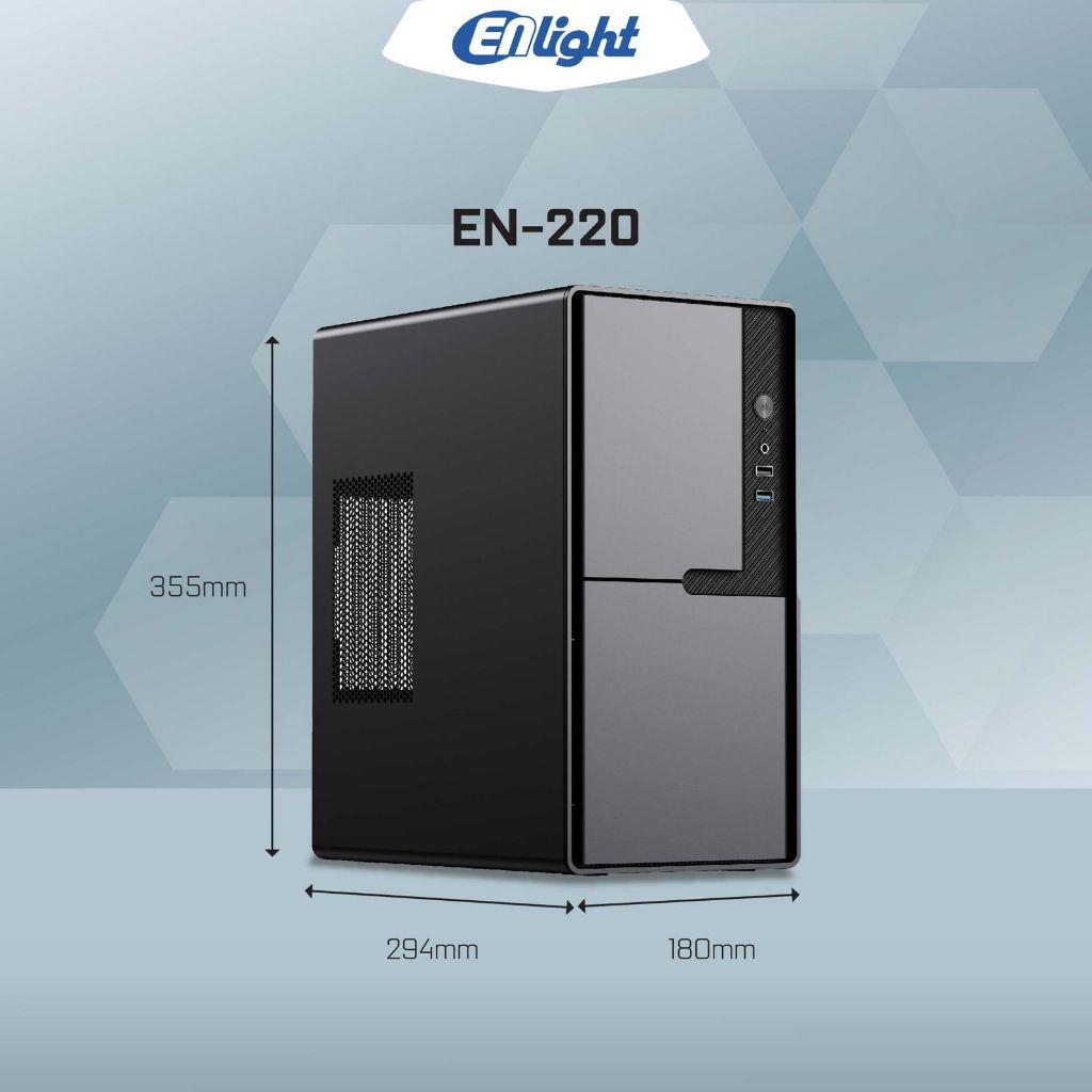 Jual Casing Enlight EN220 Mini-ITX / Micro-ATX Slim Casing Include ...
