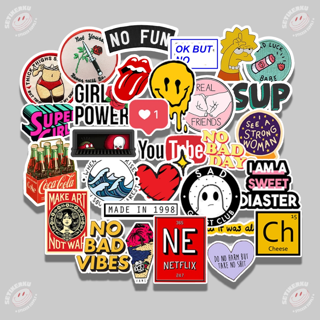 Jual TUMBLR Sticker Pack Aesthetic | stiker tumblr aesthetic untuk hp ...