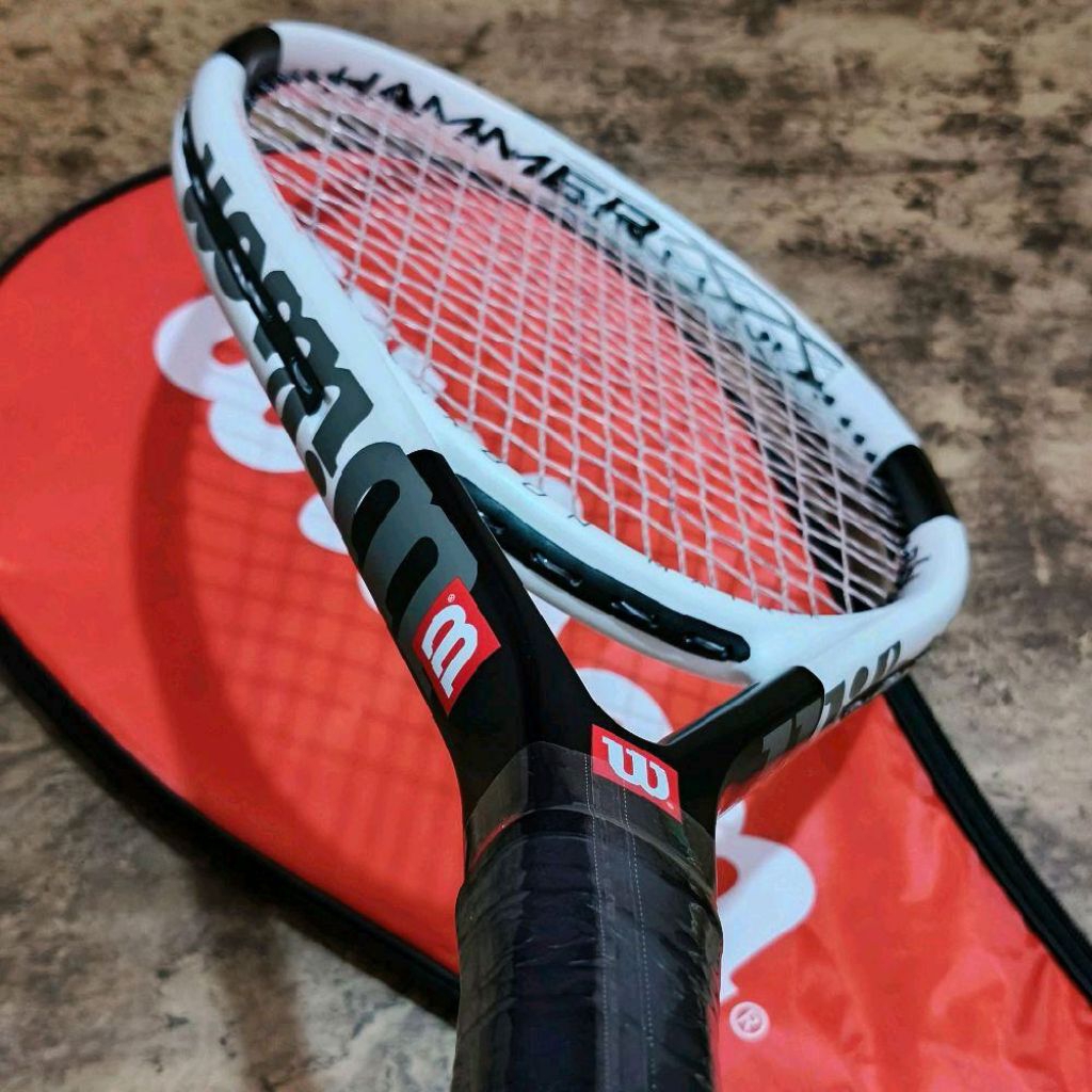Jual RAKET TENIS WILSON HYPER HAMMER METRIK CARBON SIAP PAKAI SENAR ...