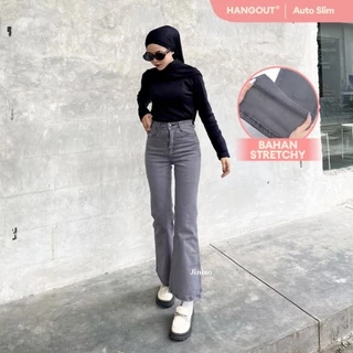JINISO - Highwaist Stretch Cutbray Pocket Jeans 711 HANGOUT