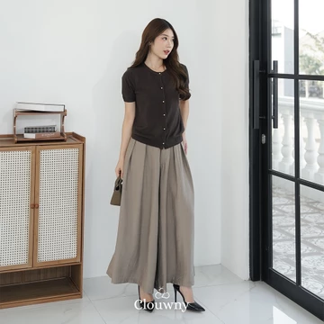 Clouwny Yuni Culottes Pants Premium Linen