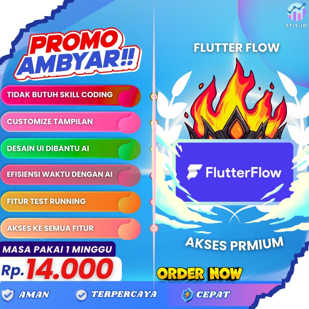 Jual FLUTTER FLOW : Membangun aplikasi mobile & web lintas platform ...