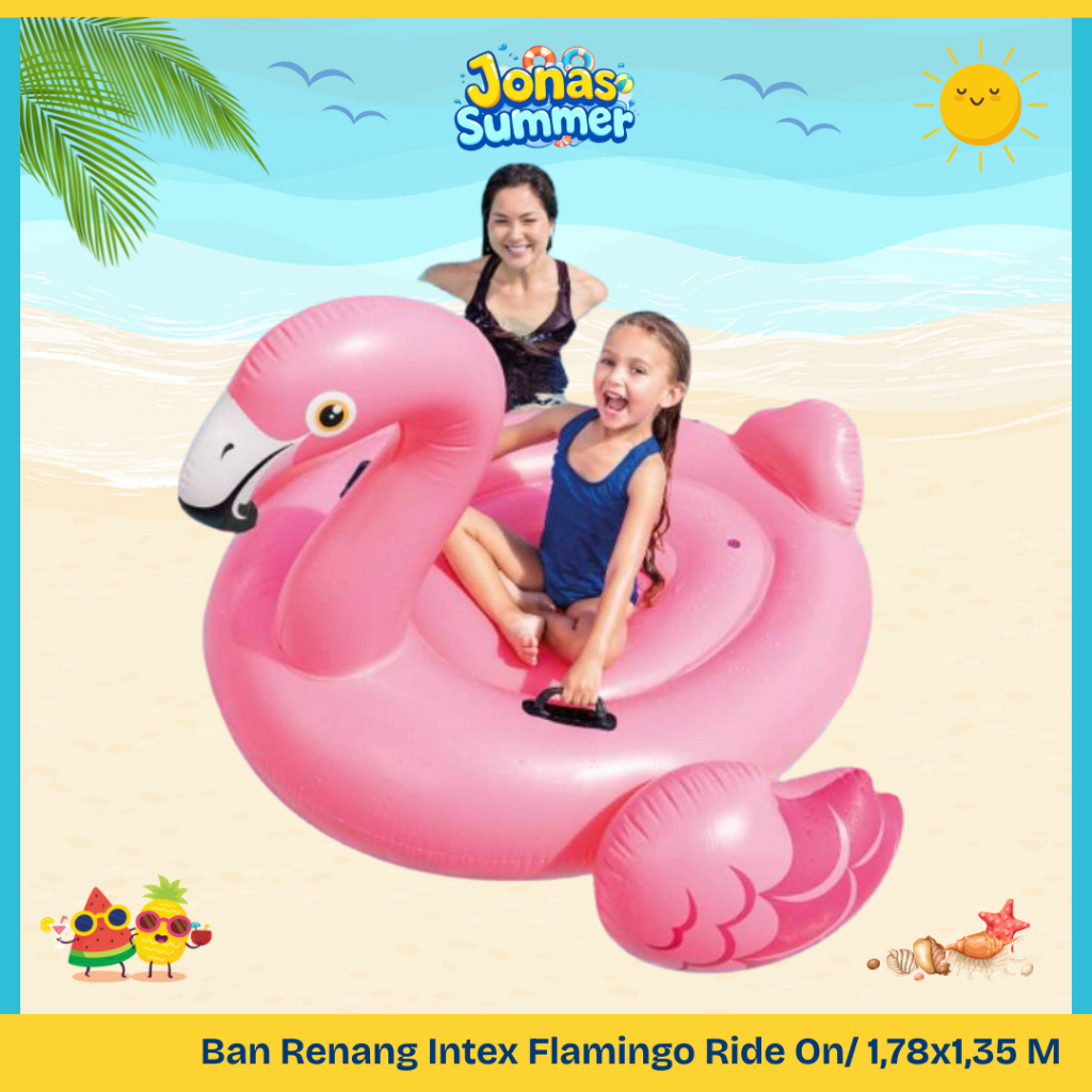 Jual Ban Renang Anak Flamingo Pelampung Duduk Floaties Intex Ride On ...