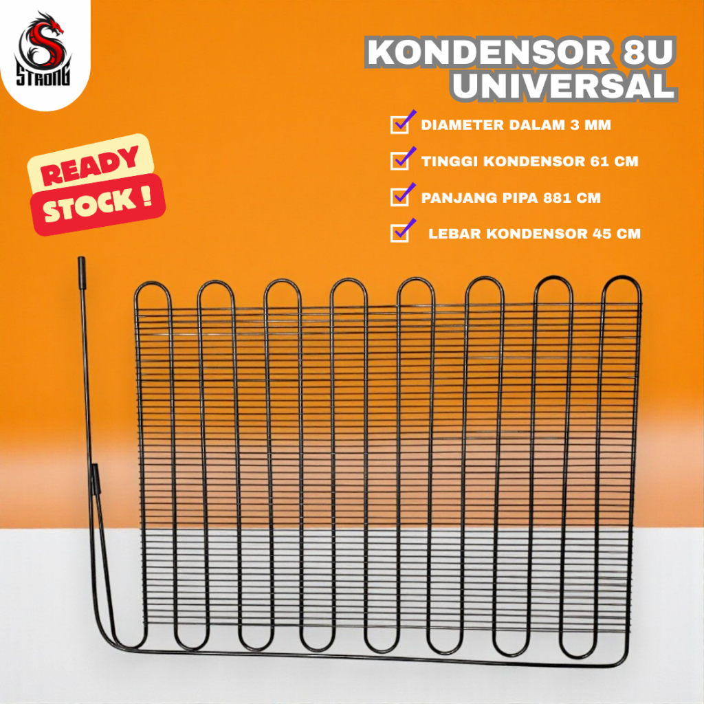 Jual STRONG Kondensor Kulkas Showcase Tipe U8 / Condenssor Freezer All ...