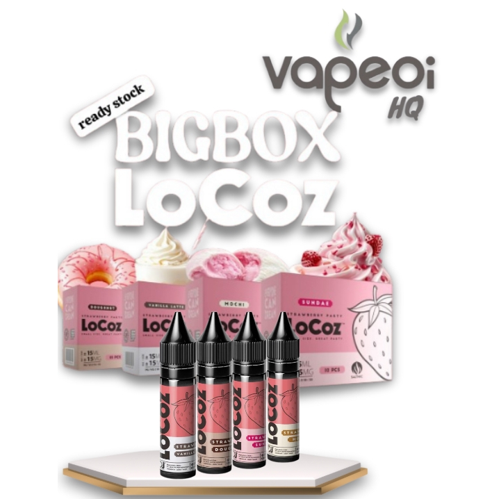 Jual Locoz Big Box Pack 15ml Pods Friendly Strawberry Series | Shopee ...