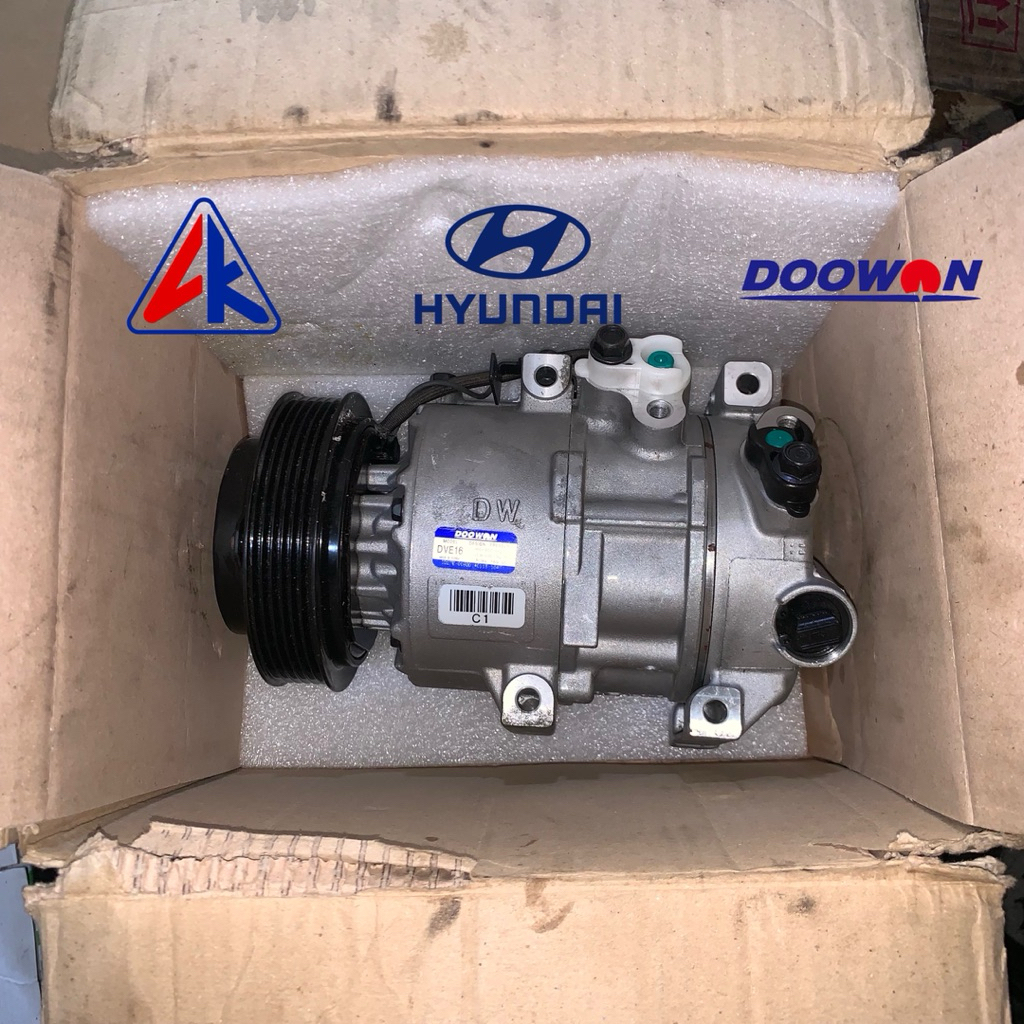 Jual compressor kompresor ac hyundai tucson original doowon | Shopee ...