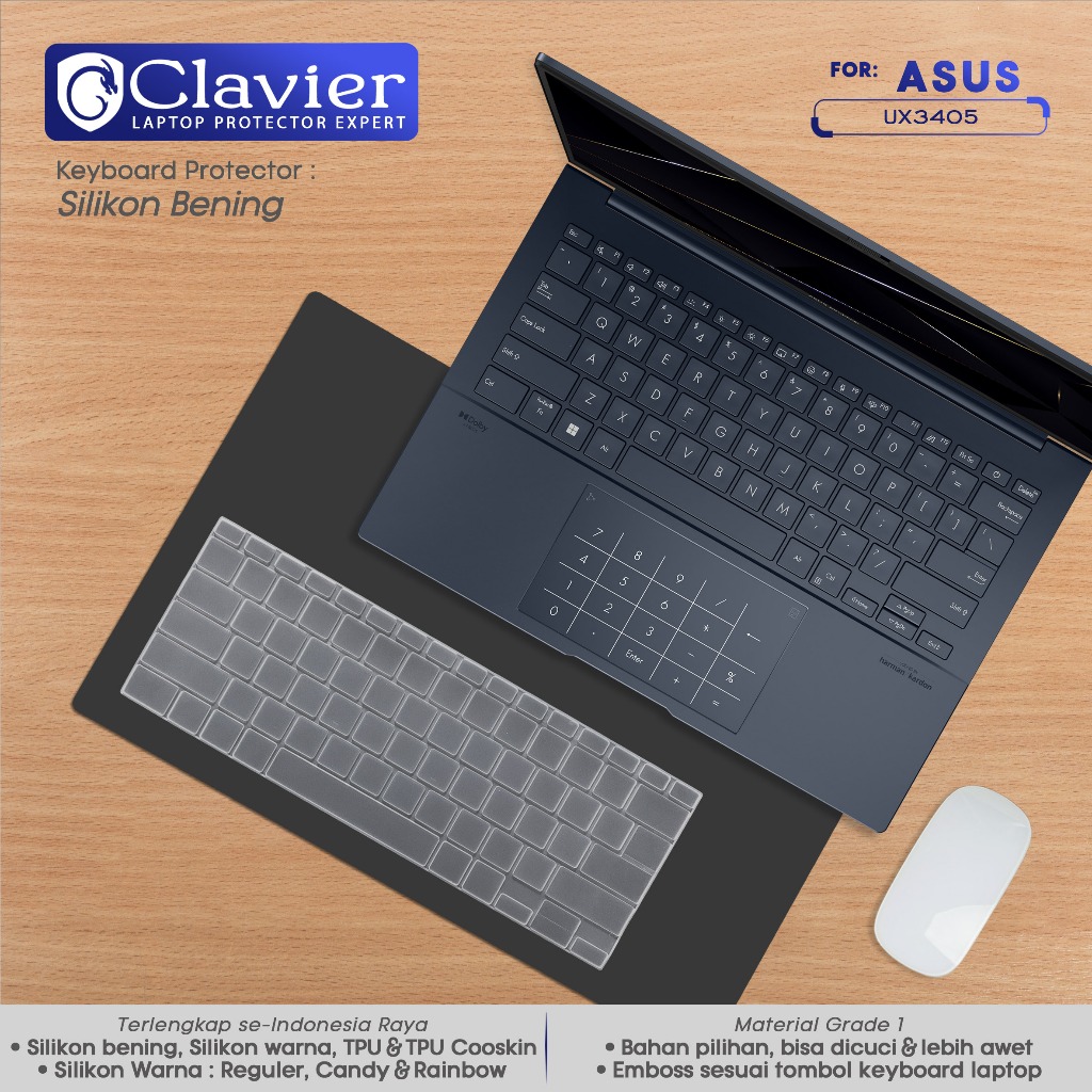 Jual Keyboard Protector Cover Cocok untuk Asus ZenBook 14 UX3405