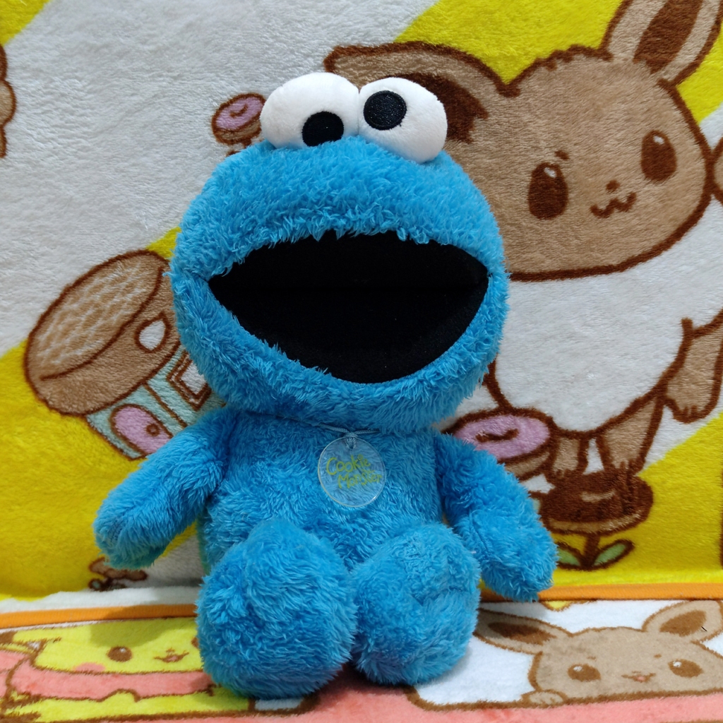Jual Boneka Cookie Monster Biru, Ori Brand Sesame Street Shopee Indonesia