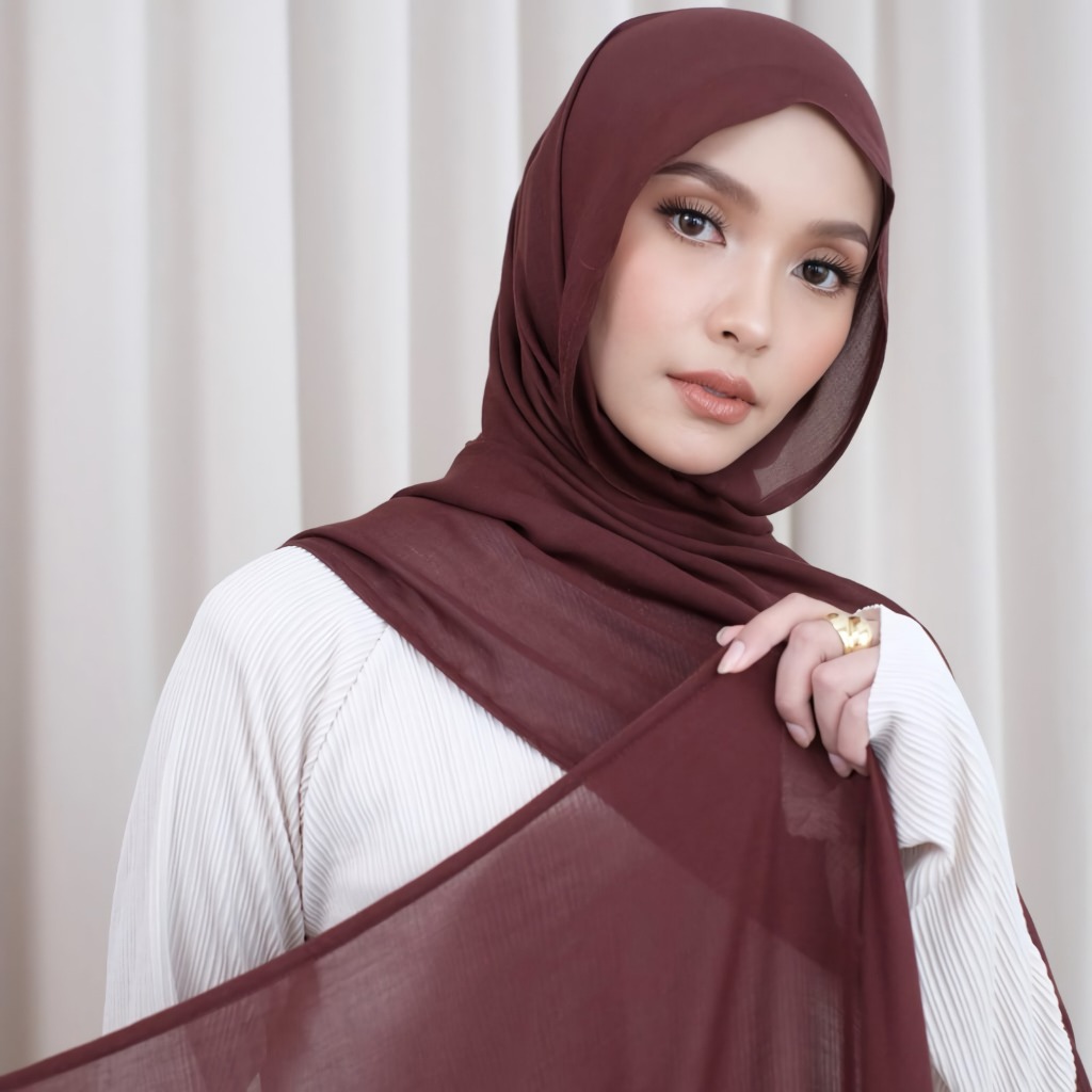 Jual Pashmina Viscose Premium Trend Terbaru Kerudung Turkey Shawl