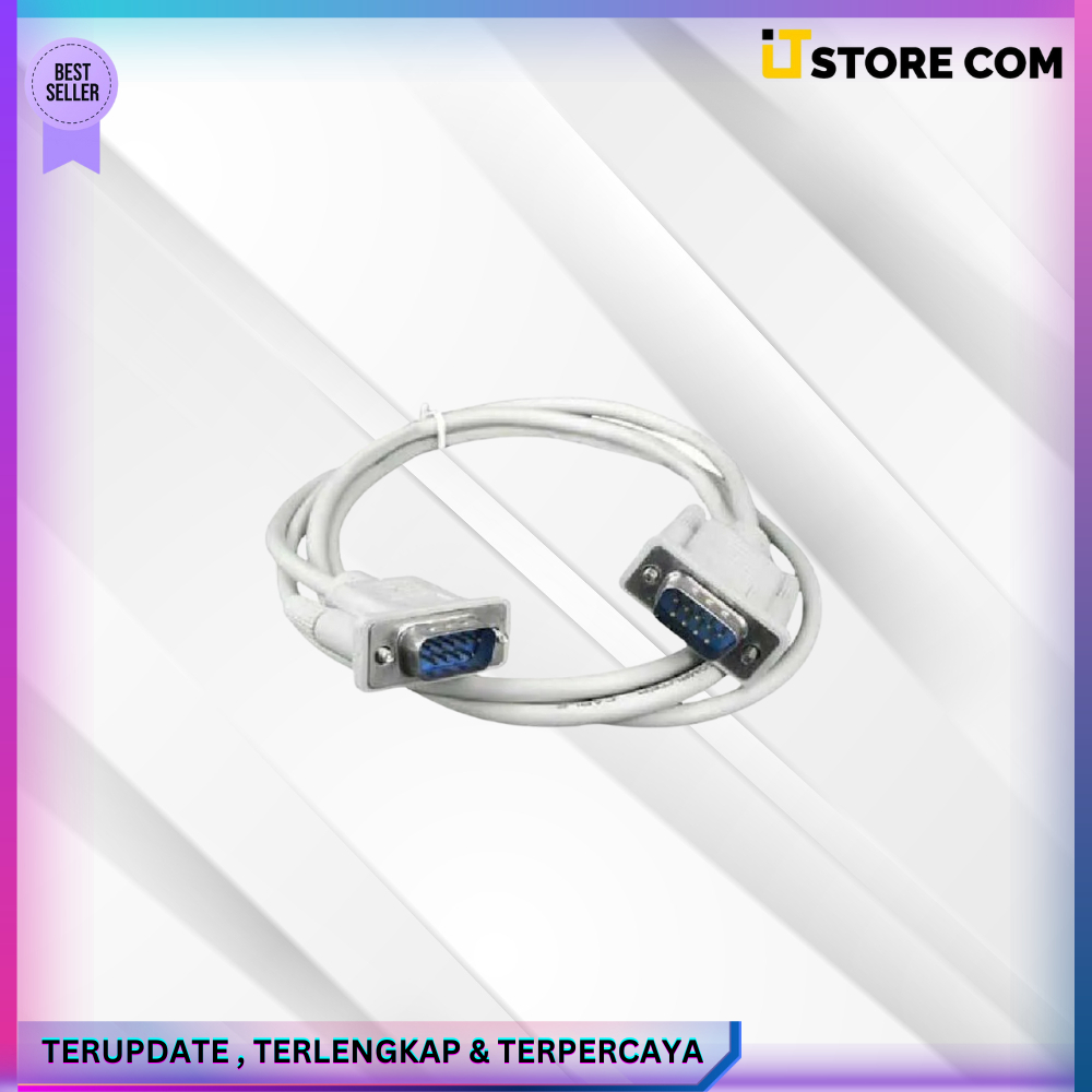 Jual KABEL SERIAL DB9 RS 232 MALE TO MALE 1.5 METER | Shopee Indonesia