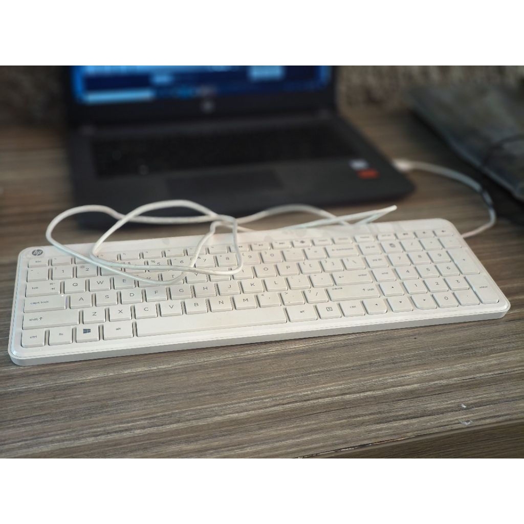 Jual keyboard bill up USB merek HP kabel. | Shopee Indonesia